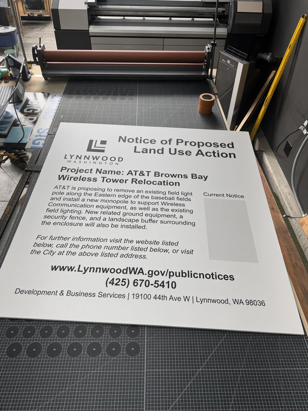 Lynnwood land use action board on the bench